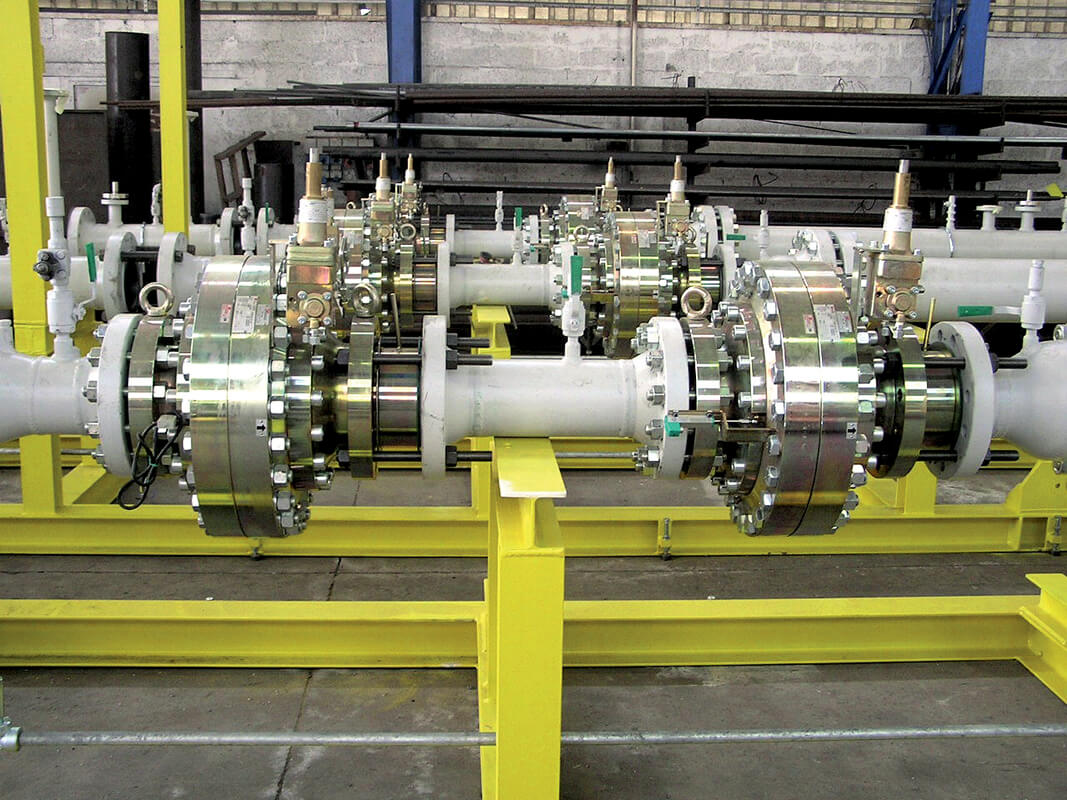 Gas pressure regulation and metering station from our previous website